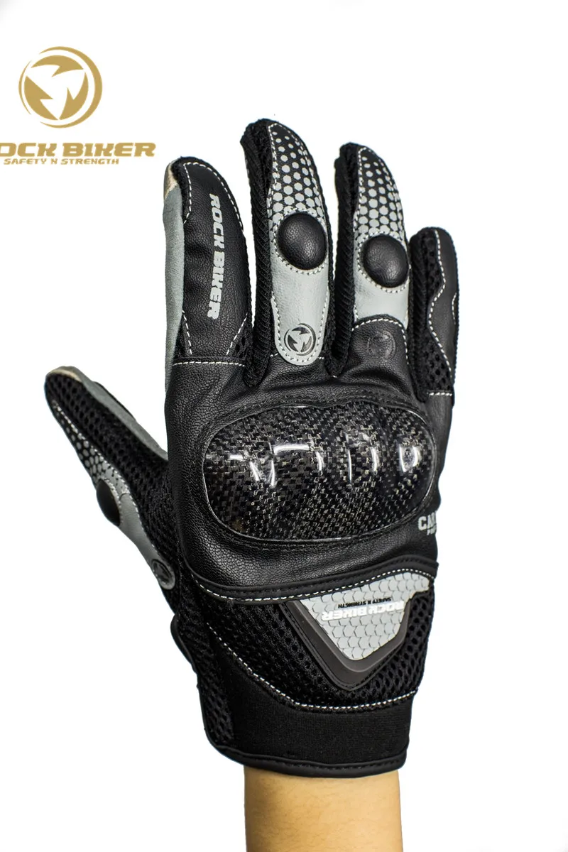 ROCKBIKER Мотоциклетные Перчатки из углеродного волокна дропшиппинг летние мужские