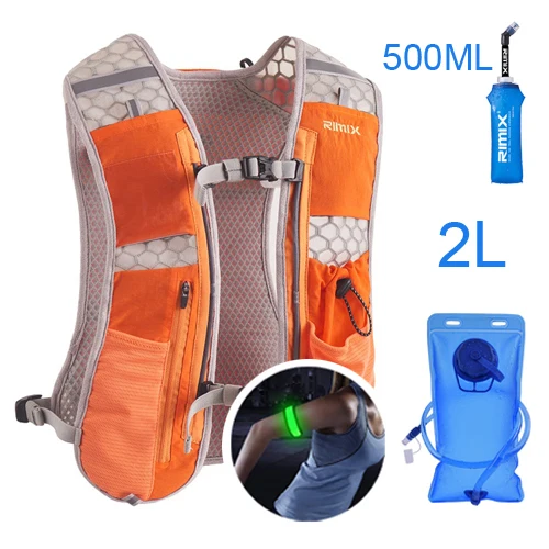 Backpack N 2500ml Кроссовки для бега гидратационные рюкзаки легкий марафон рюкзак для спорта на открытом воздухе 5.5L сумка гоночный Пеший Туризм Фитнес жилет гидратации пакет - Цвет: Backpack N 2500ml