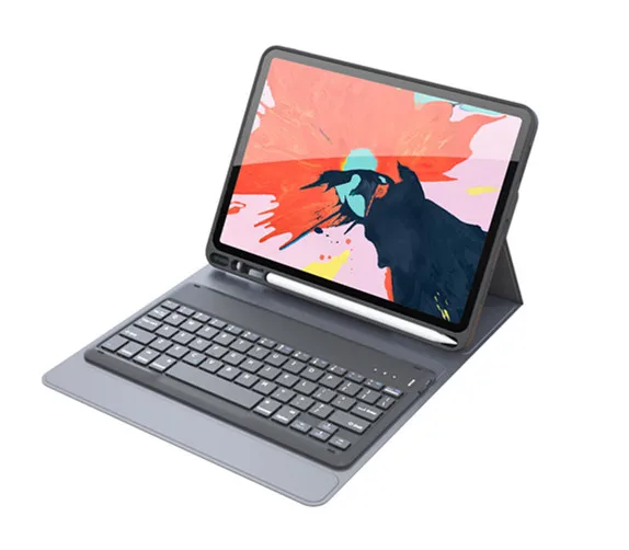 Новинка 2018 чехол Keybooard для ipad Pro 11 дюймов с клавиатурой Bluetooth со слотом ручки