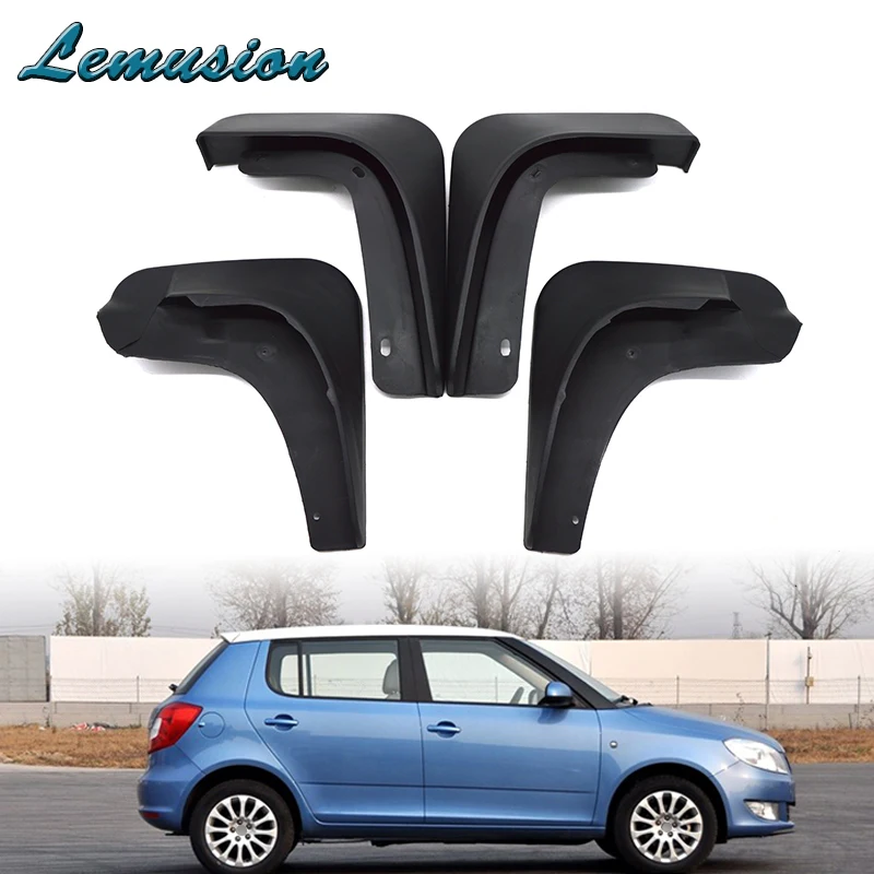 4 шт. щитки от грязи для Skoda Fabia 2011 2012 2013|Наклейки на автомобиль| |