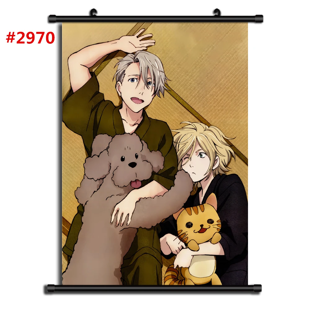 2970 Yuri On Ice Аниме Манга настенный плакат свиток EF - Цвет: 2970
