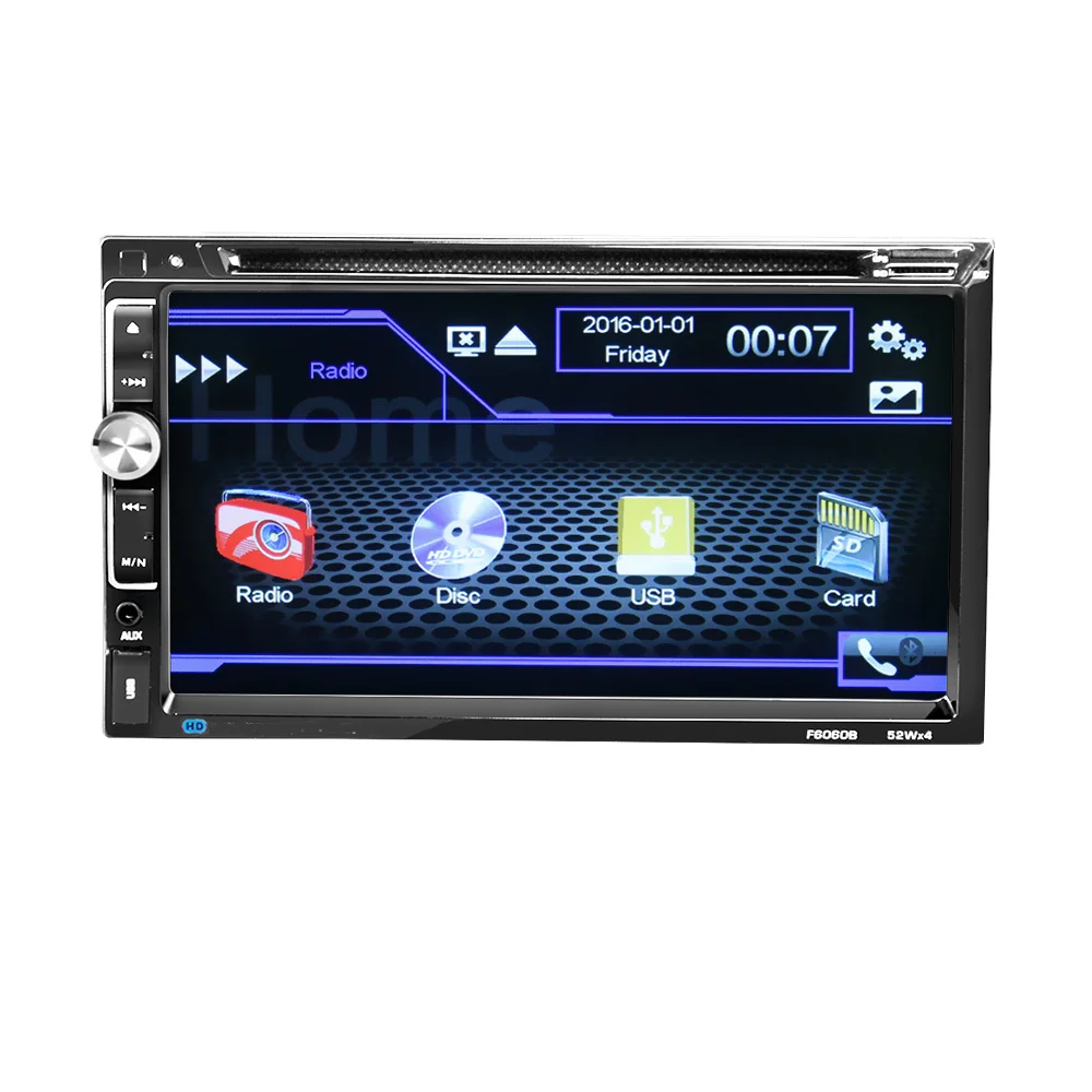 6060B Универсальный 2 Din Автомобильный dvd плеер 6 95 &quotАвтомобильный Авторадио