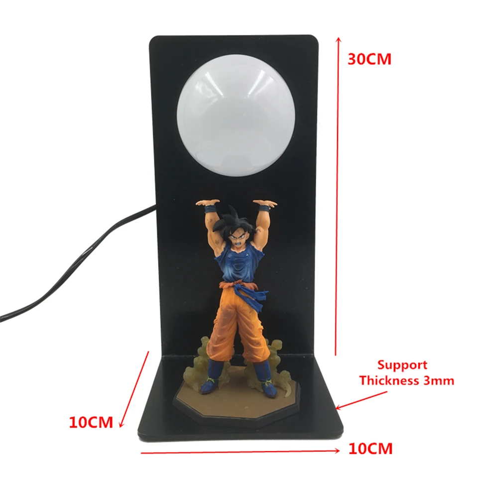 Dragon Ball Z Вегета Сон Гоку игрушечный стол лампа Супер Saiyan декоративная лампа накаливания Аниме Драконий жемчуг зет Гоку лампа Dragon Ball подарок 110 В 220 В