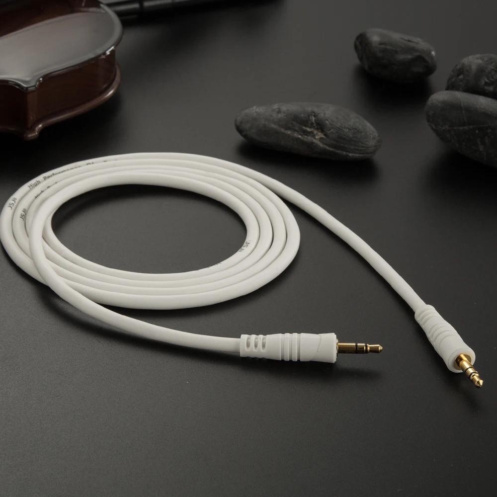 JSJ Aux кабель 3 5 мм стерео штекер Профессиональный аудиокабель HIFI для автомобиля