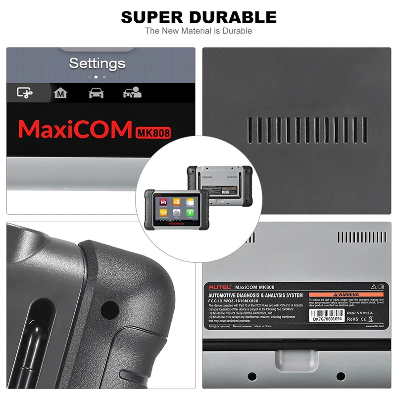 Autel MaxiCOM MK808 OBD 2 Автомобильный диагностический инструмент OBD2 сканер функции