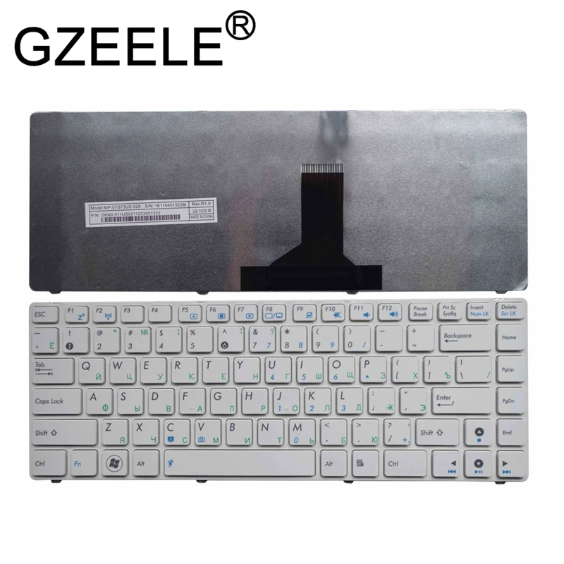

GZEELE Russian RU Keyboard for ASUS U35JC U40SD U41JF U41SV U45JC UL80A UL80AG