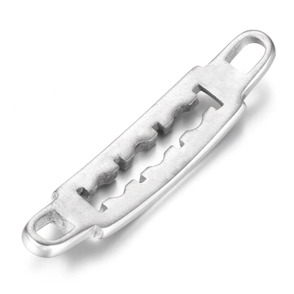 Stainless Steel Connectors Mirror Finish Cutout Curved 1/1 Loop DIY Bracelet Making Findings Jewelry Connect Parts Supplies | Украшения и