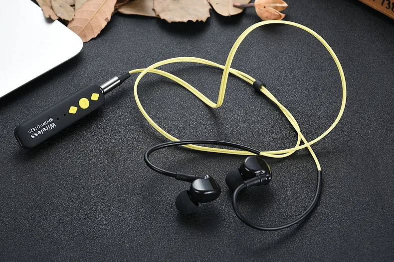 Спортивные Bluetooth наушники стерео музыка беспроводные микрофон защита от пота для