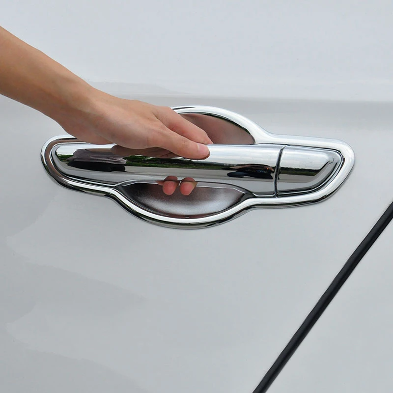 Накладка на дверную ручку для Hyundai Solaris 2 хромированная насадка декоративная