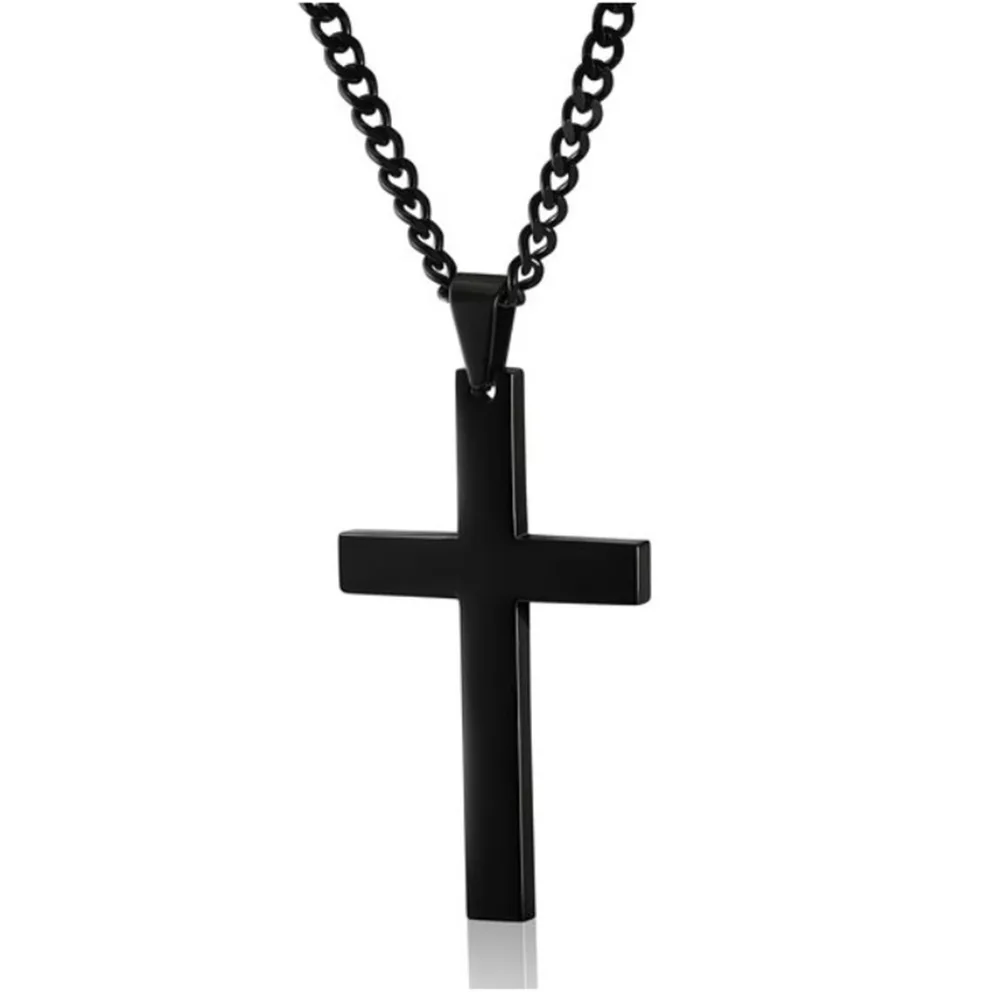 Ожерелье чокер с крестом из нержавеющей стали и титана|hot sale|chain for mengold chain men |