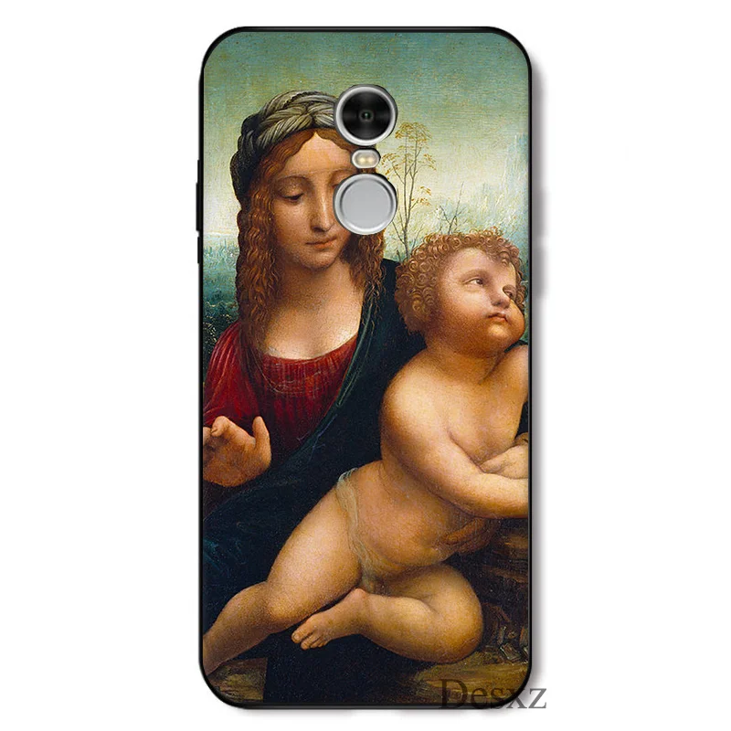 Чехол для мобильного телефона Italy Leonardo Da Vinci Art Work Painting Xiaomi Redmi Note 4 4A 4X 5 5A 6 7 GO S2 6A Pro