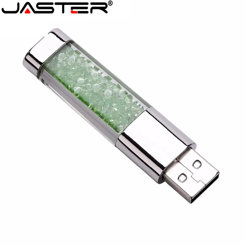 JASTER модная дверная ручка со стразами металлический USB флеш-накопитель 8 ГБ 16 ГБ 32 ГБ 64 ГБ ювелирные изделия карта памяти подарки usb creativo