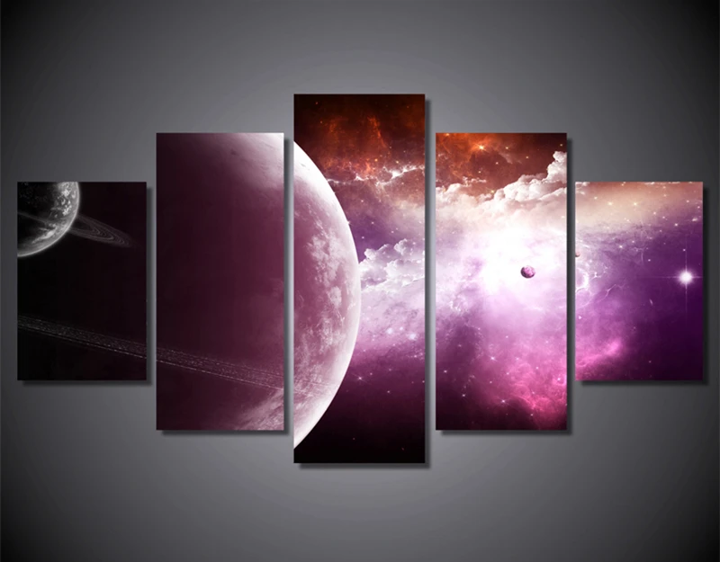 5 шт Домашний Декор холст Книги по искусству изображение планета Вселенная
