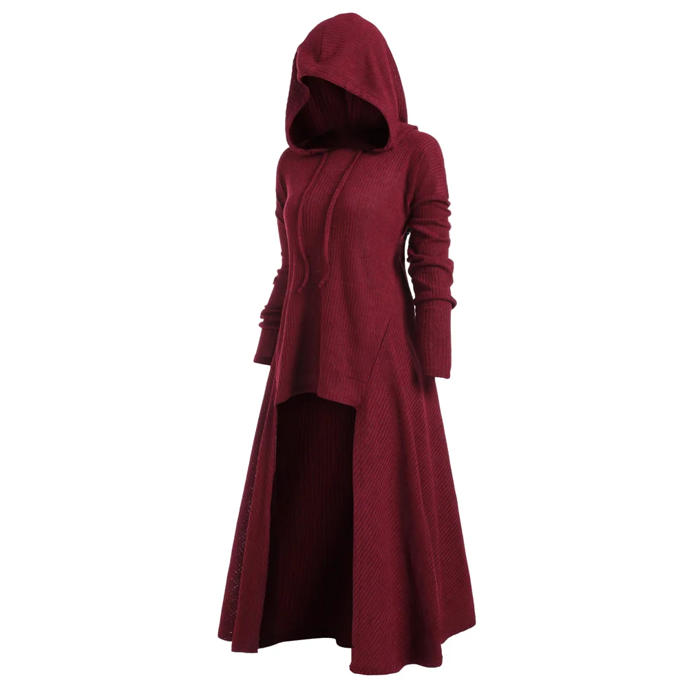 1 шт. Женская Дамская Толстовка с капюшоном однотонный пуловер длинным рукавом