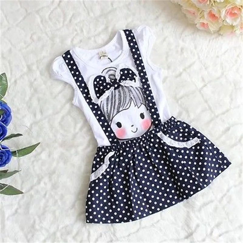 Детский сарафан в горошек для маленьких девочек | Детская одежда и обувь