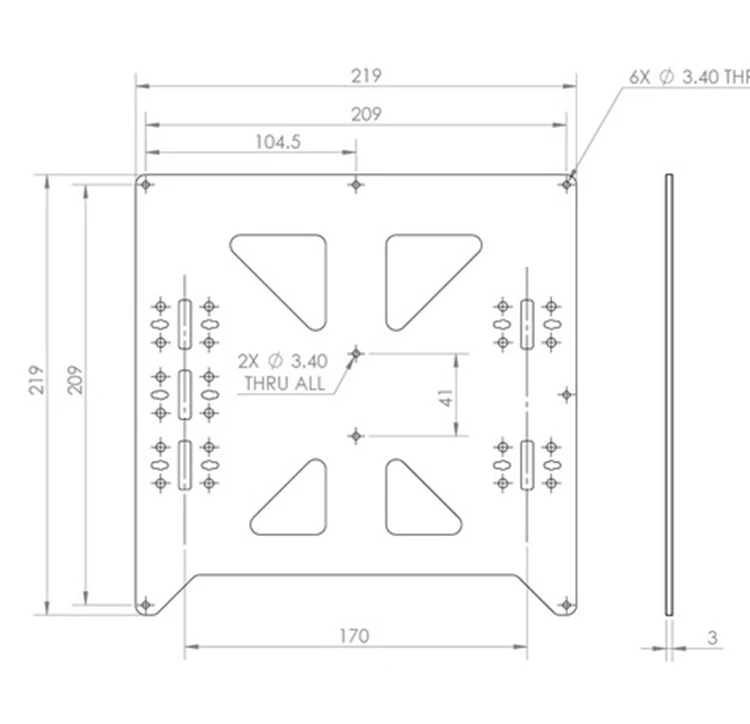 Aluminum Y Carriage Anodized Plate Upgrade V2 for Prusa i3 RepRap DIY 3D Printer parts accessories Fast Ship | Компьютеры и офис