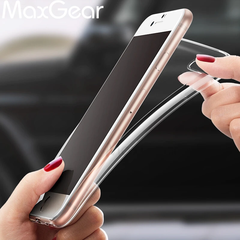 Чехол для Apple iPhone 6, 6 S, 7, 8 Plus, чехол, Мягкие силиконовые прозрачные, TPU, задняя крышка, чехол для iPhone 8 Plus, чехол для iPhone7