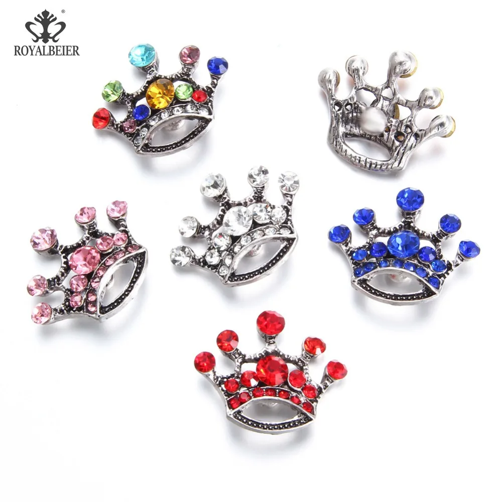 ROYALBEIER Новые поступления 6 шт./лот смешанные узоры горный хрусталь Шарм в форме