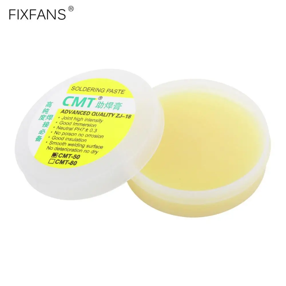 

FIXFANS Mild Yellow Paste Solder Flux Soldering Paste High Intensity for Electronics Mobile Phone PCB SMD Welding Repair Tool