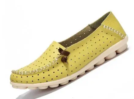 Натуральная кожа летом женская квартиры обувь женские случайные плоские ботинки