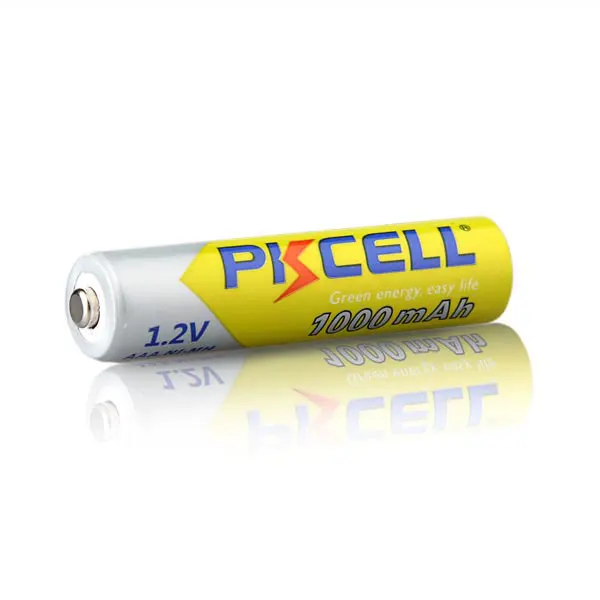 Pkcell 16 шт. AAA 1 2 в 1000 мАч перезаряжаемая батарея высокой энергии Ni-MH 3A Battria для