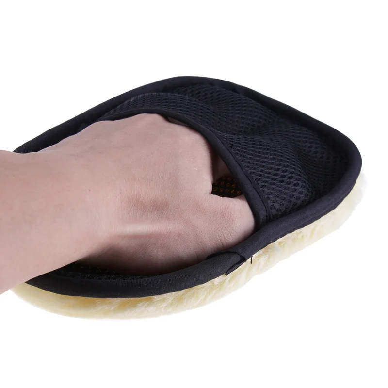 Car Styling Wool Soft Car Washing Gloves Cleaning Brush Motorcycle Washer Care Products Care Cleaning Tool Car Styling#2