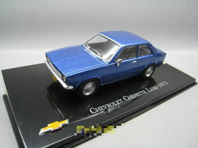 Синий IXO 1/43 масштабная модель автомобиля игрушки CHEVROLET chevette LUXO 1973 литая металлическая модель автомобиля игрушка для коллекции, подарка, детей - Цвет: Синий