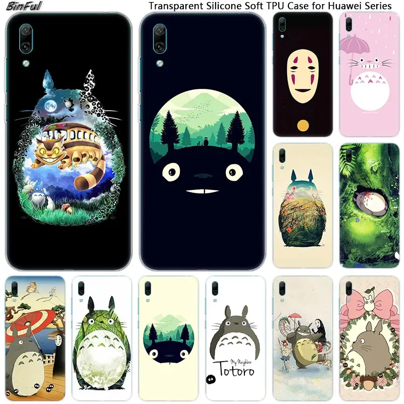 Мягкий силиконовый чехол для телефона My Neighbor Totoro Huawei Mate 10 20 Lite Pro Enjoy 9S Y9 Y7 Y6 Y5 2019 2018