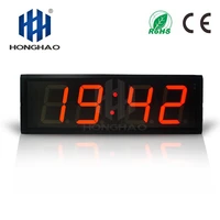 honghao 4 4digit led countdown smart clock wall large digital countdown timer crossfit wall timer