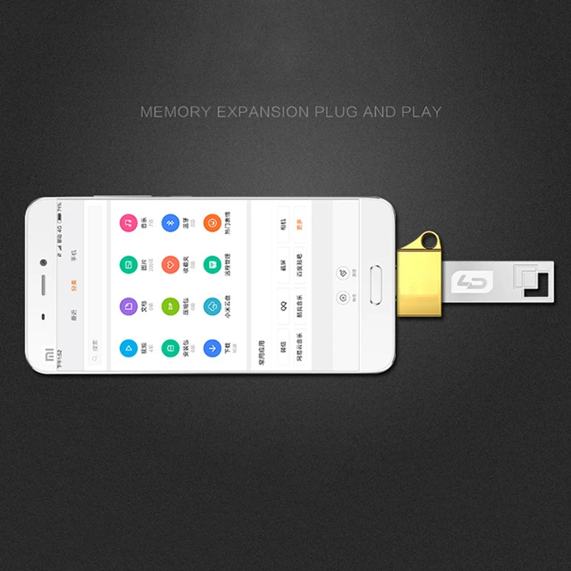 Металлический адаптер с разъемом OTG Type C для USB 2 0 Male Female брелоком телефона геймпад