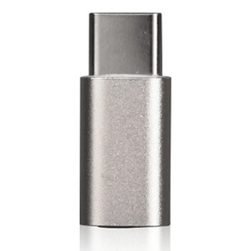 Алюминиевый type-c otg головка для передачи данных LeTV USB3.1 адаптер типа otg-c адаптер для передачи данных - Цвет: silver