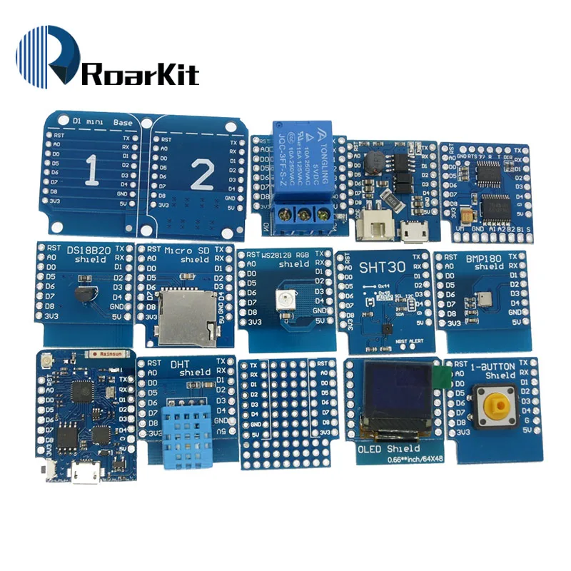 15 в 1 D1 Mini Pro Wi Fi Совет по развитию комплект nodemcu Lua на основе esp8266 v1.1.0 для Arduino|development