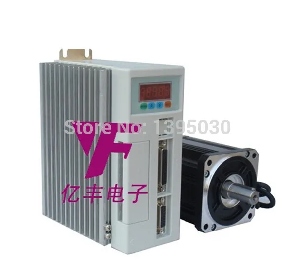 1 комплект серводвигатель переменного тока драйвера и 4N.M 1.0KW 2500 об/мин AC
