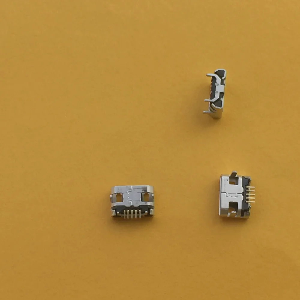 10 шт./упак. G28Y 5pin Micro USB длинный штырьковый разъем гнездовой бычий рожковый простой