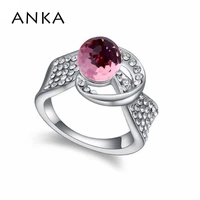 anka limited rings sterling jewelry ring crystal bijoux exaggerate jewelry main stone crystals from austria 109044