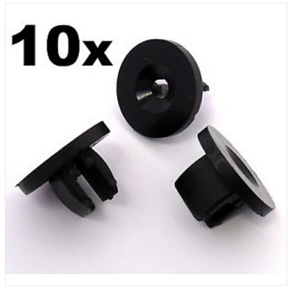 

10x For Ford Plastic Grommets Nuts for Screws- Wings, Wheelarch, Sideskirts & Sills
