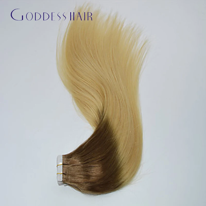 8 APeruvian волос девы уток кожи наращивание шелковистая прямая человеческих ломбер