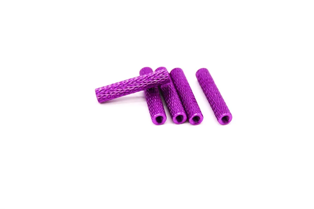 TCMM M3x25mm фиолетовый Текстурированный Алюминиевый противостояние для FPV гоночного