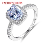 Кольцо из серебра 925 пробы с фианитом шириной 3 мм