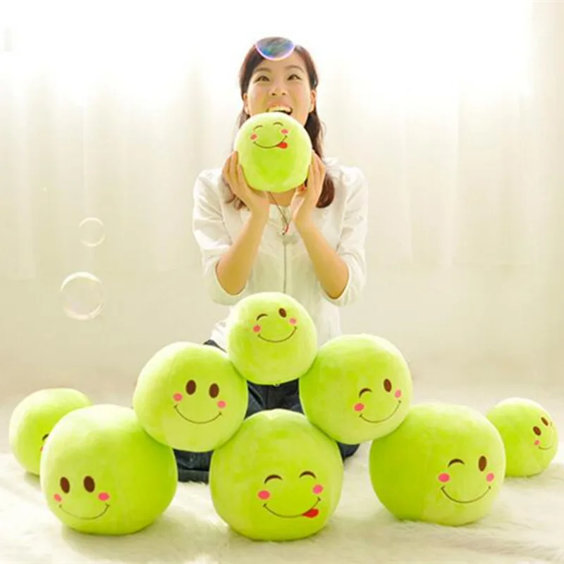 Creative Smile Bean Pea Pod Pillow Cute Bed Sleeping Plush Stuffed Toy Doll Kids Baby Birthday Gift CSY0917 T830P30 | Дом и сад