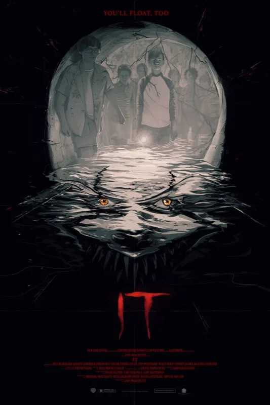 Винтажный Фильм ужасов фильм триллер Это ужасный Джокер ретро постер Холст