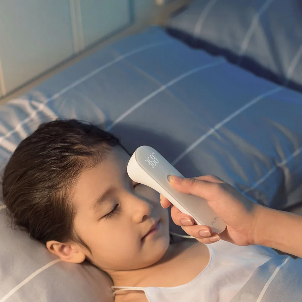 Xiaomi Mijia iHealth термометр светодиодный Бесконтактный цифровой инфракрасный Лоб термометр для тела для детей и взрослых