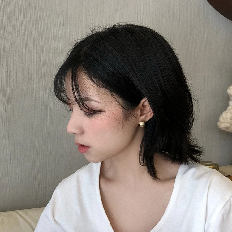 HUANZHI, новинка, шикарные, позолоченные, матовые, изгиб, сплав, корейский стиль, длинные висячие серьги для женщин, девушек, вечерние, для путешествий, подарок, ювелирное изделие