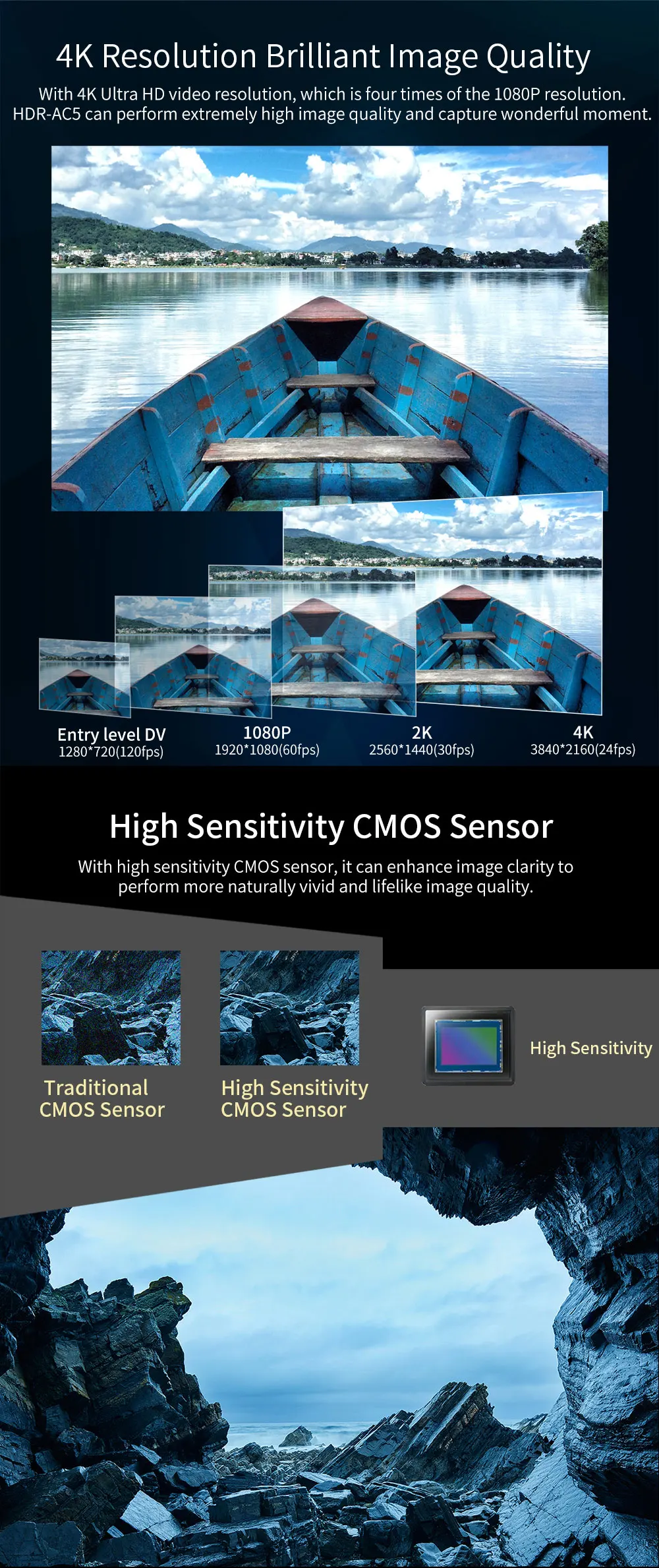 4 k wifi цифровая видеокамера с 3,0 ''сенсорным дисплеем/12 x оптическим зумом Профессиональная домашняя Цифровая видеокамера
