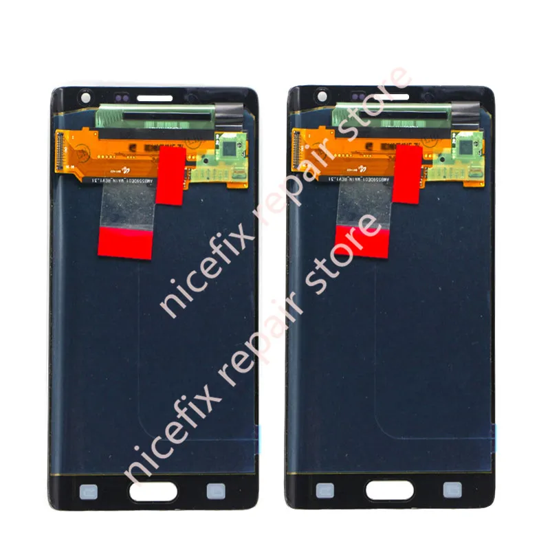 SUPER AMOLED для SAMSUNG Galaxy Note 4 Edge lcd N915 N915FD N915F ЖК дисплей с рамкой дигитайзер в сборе smnote