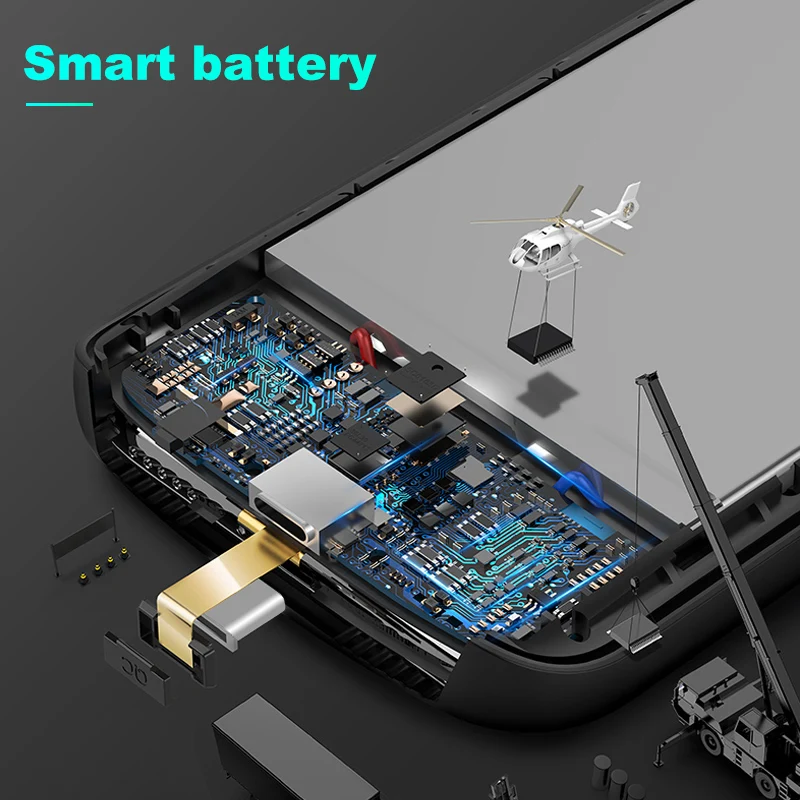 Чехол для зарядного устройства для huawei mate 20, чехол для зарядки для huawei mate 20 Pro power Bank для huawei mate 20 Lite