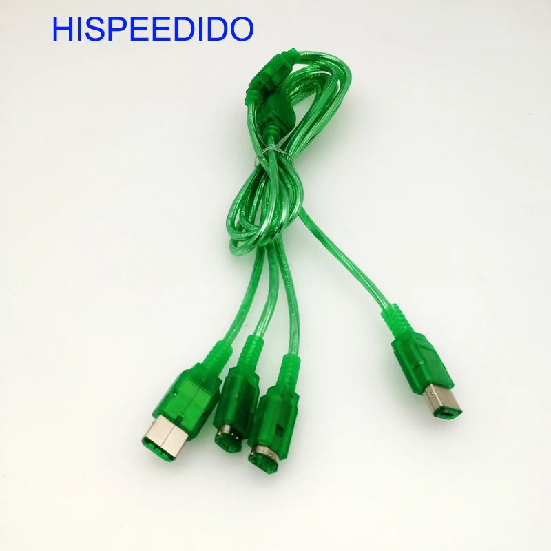 HISPEEDIDO 100 шт./лот зеленый цвет для игр GBC /GBP/GB 2 х игровой соединительный кабель шнур