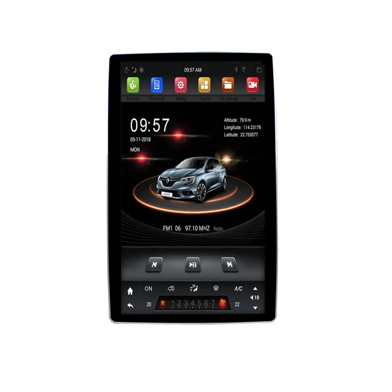 12 8 'ƈDIN AHD 960P Android 1 автомобильный Радио Мультимедиа gps стерео плеер для