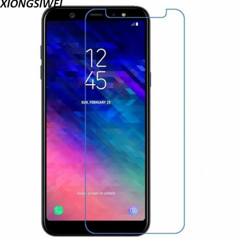 Закаленное стекло для Samsung A6 Plus 2018 Защитная пленка экрана Galaxy + Duos SM A605FN/DS