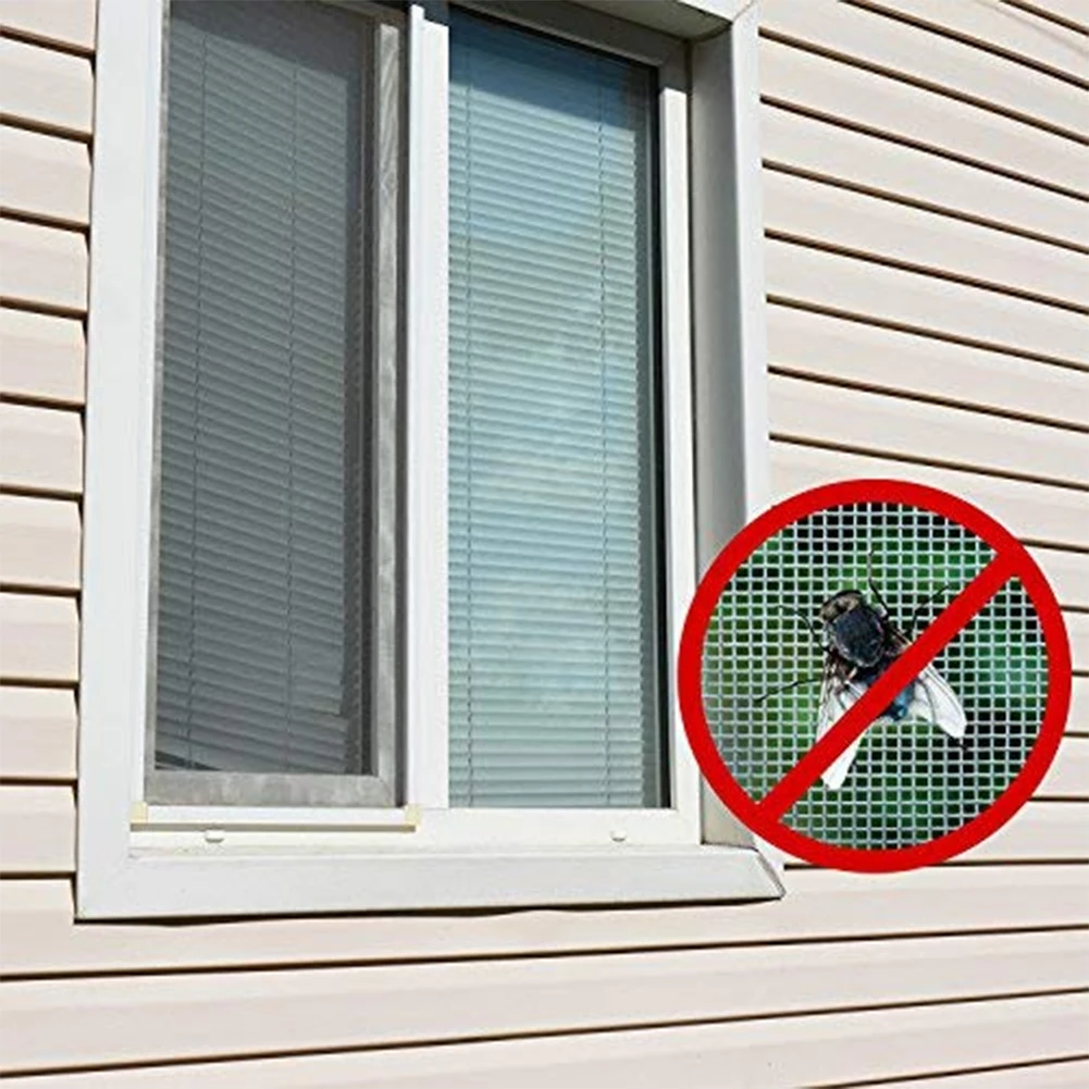 1 Roll Tape Black Universal Strong Adhesive Easy Apply Repair Covering Mesh Sticky Fiberglass Patch Window Screen Durable | Обустройство
